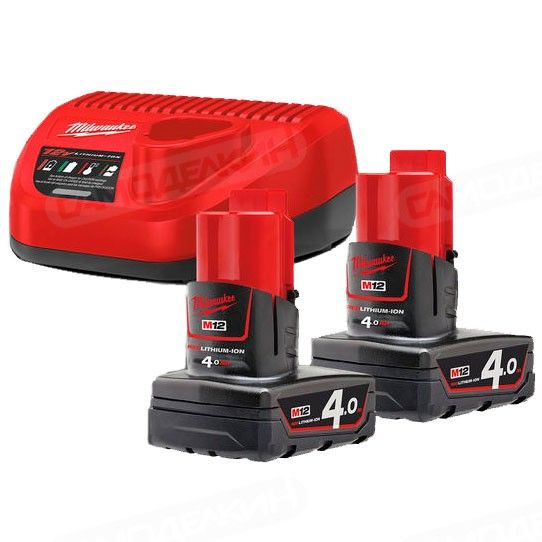 M12 NRG-402 Энерго-комплект 12 В, акк. 2х4.0 Ач. з/у.