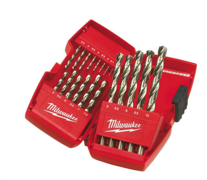 Набор сверл по металлу Thunderweb HSS-G, 19 шт.
