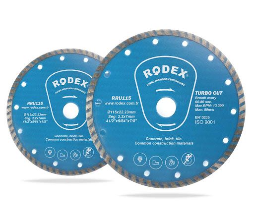 АЛМАЗНЫЙ ОТРЕЗНОЙ ДИСК 230*22,2ММ RODEX