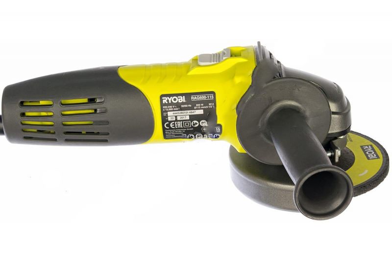 RAG600-115G Углошлифовальная машина 600 Вт. Диск 115